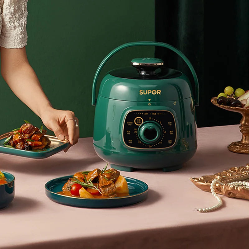 220V 1.8L Electric Rice Cooker Multifunctional Household Electric Pressure Rice Cooker Non-Stick Mini Multi Cooker