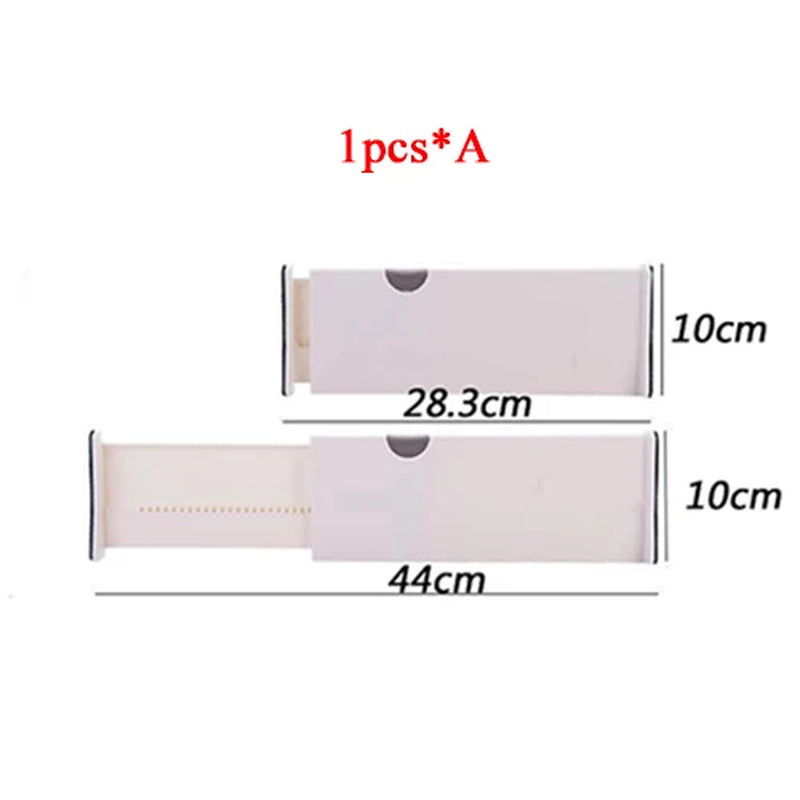 Adjustable Storage Drawers Divider Retractable Plastic Drawer Partition Holder Household Storage Clapboard Kitchen Organizador