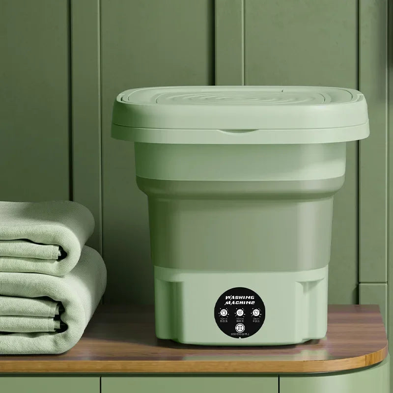 Portable Small Folding Washing Machine Bucket for Clothes Socks Underwear Cleaning Washer Portable Small Travel Washing Machine