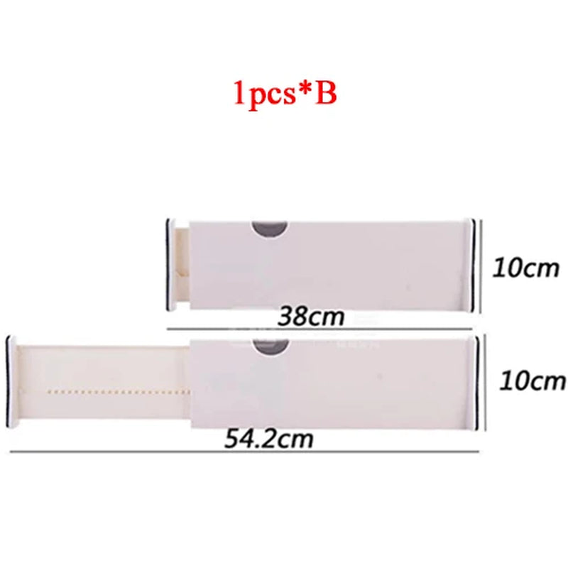 Adjustable Storage Drawers Divider Retractable Plastic Drawer Partition Holder Household Storage Clapboard Kitchen Organizador